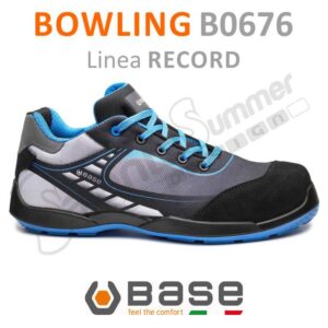 Scarpa Antinfortunistica Base Protection Bowling S3 DPI Seconda Categoria Suola Defaticante Antiscivolo Antibatterico Salento Summer Design Ruffano